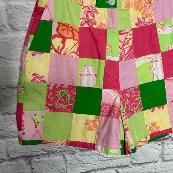 Lilly Pulitzer Colorful Patchwork Shorts - Picture 8 of 13